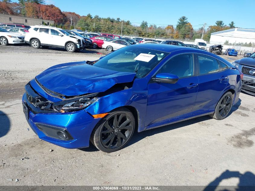 2019 Honda Civic Sedan Sport VIN: 2HGFC2F87KH543646 Lot: 37904069