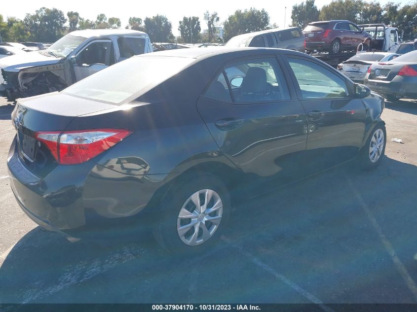 2015 Toyota Corolla L/Le/S/S Plus/Le Plus VIN: 5YFBURHEXFP206412 Lot: 37904170