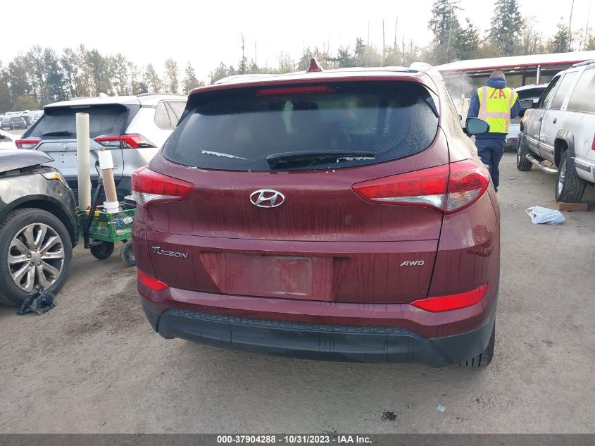 2018 Hyundai Tucson Sel VIN: KM8J3CA41JU596871 Lot: 37904288