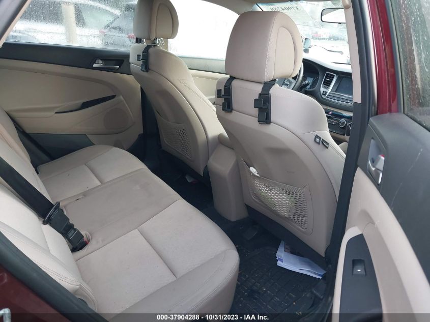 2018 Hyundai Tucson Sel VIN: KM8J3CA41JU596871 Lot: 37904288