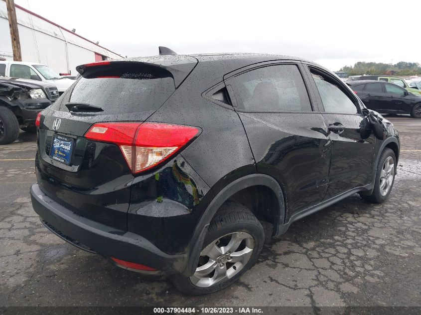 2016 Honda Hr-V Lx VIN: 3CZRU5H31GM722201 Lot: 37904484