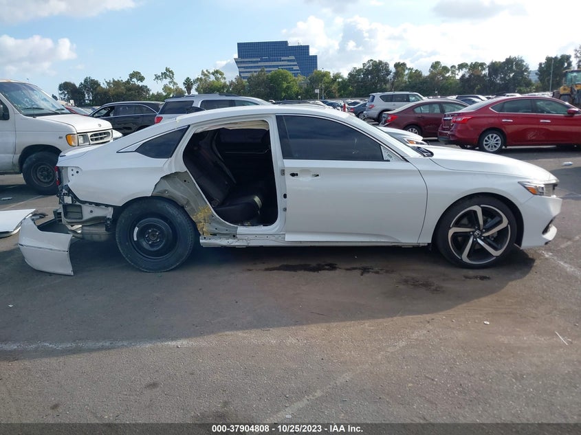 2022 Honda Accord Sedan Sport VIN: 1HGCV2F39NA001582 Lot: 37904808