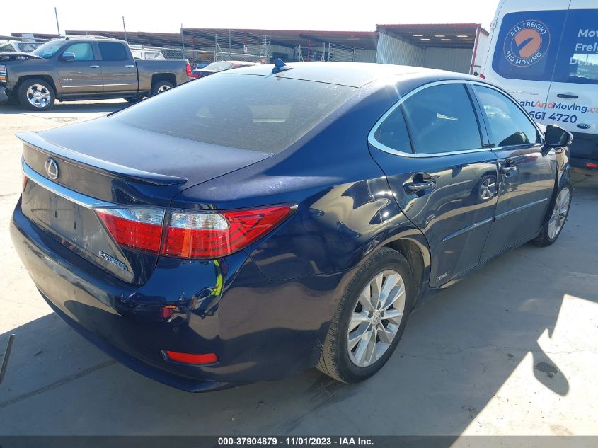 2013 Lexus Es 300H Hybrid VIN: JTHBW1GG0D2017535 Lot: 37904879