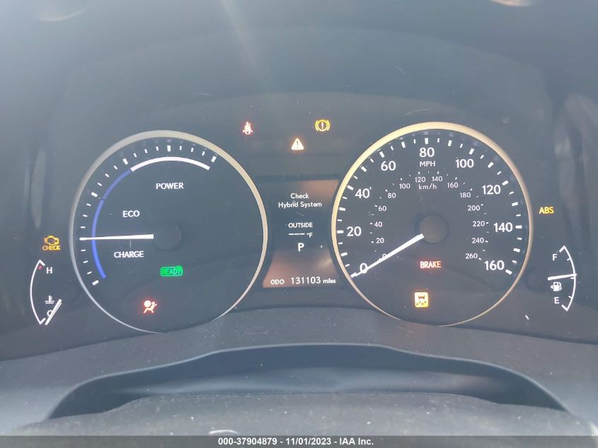 2013 Lexus Es 300H Hybrid VIN: JTHBW1GG0D2017535 Lot: 37904879