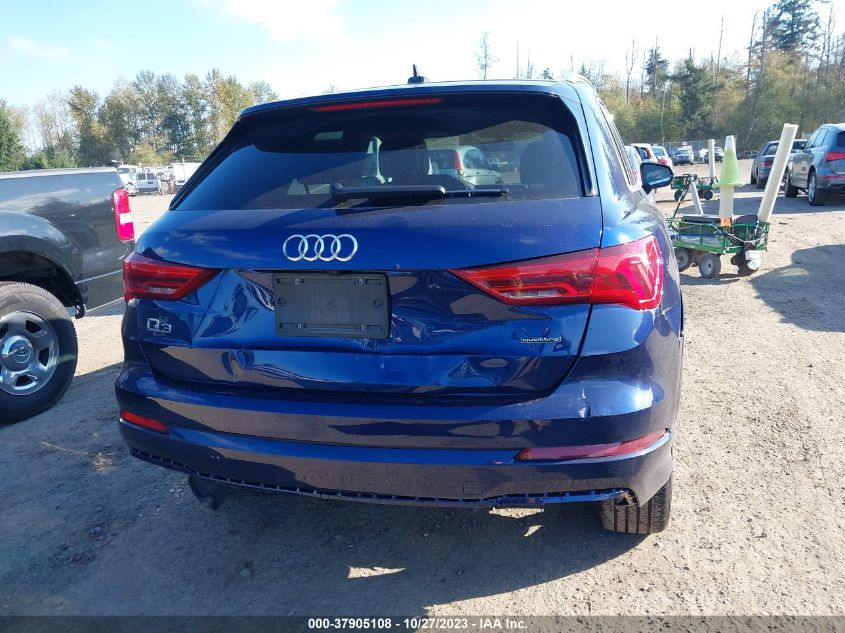 2021 Audi Q3 Premium VIN: WA1AUCF33M1062398 Lot: 37905108