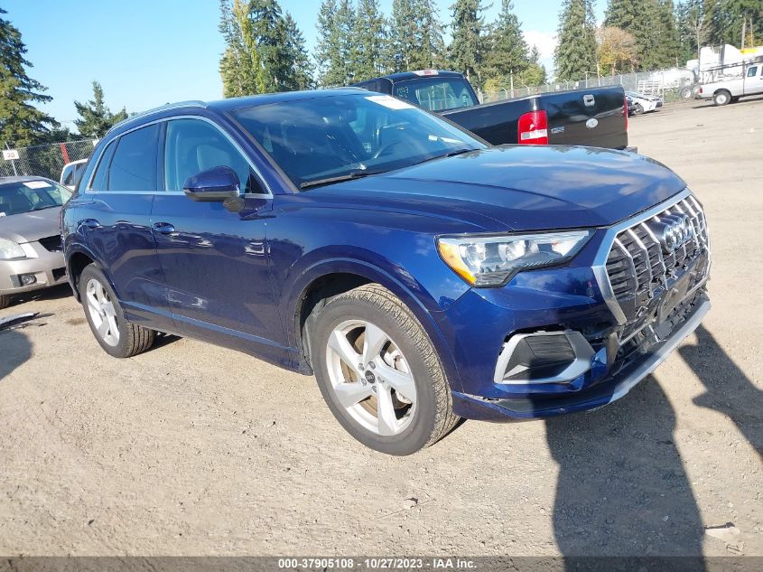 2021 Audi Q3 Premium VIN: WA1AUCF33M1062398 Lot: 37905108