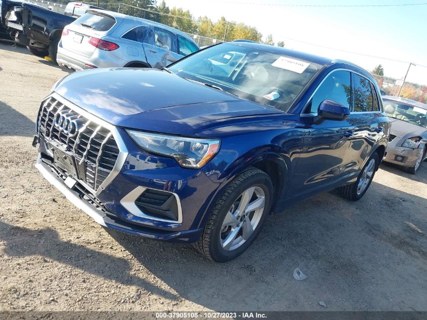 2021 Audi Q3 Premium VIN: WA1AUCF33M1062398 Lot: 37905108