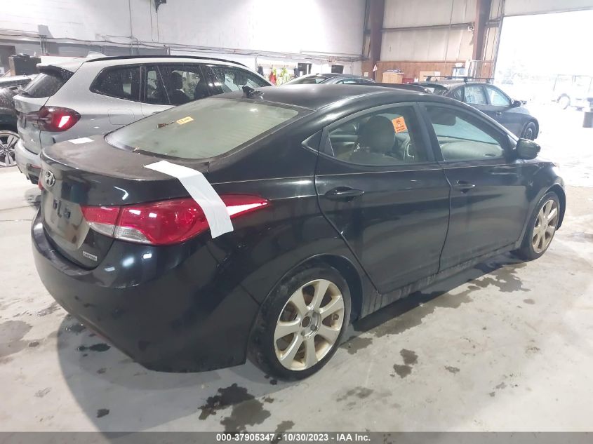 2012 Hyundai Elantra Limited Pzev VIN: 5NPDH4AE2CH128775 Lot: 37905347