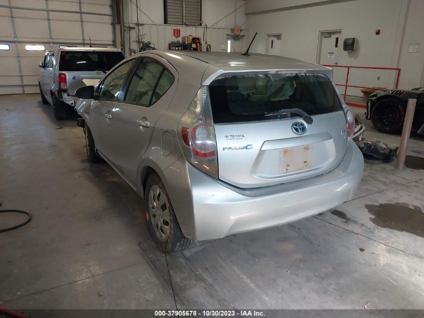 2014 Toyota Prius C One/Three/Two/Four VIN: JTDKDTB35E1569210 Lot: 37905678