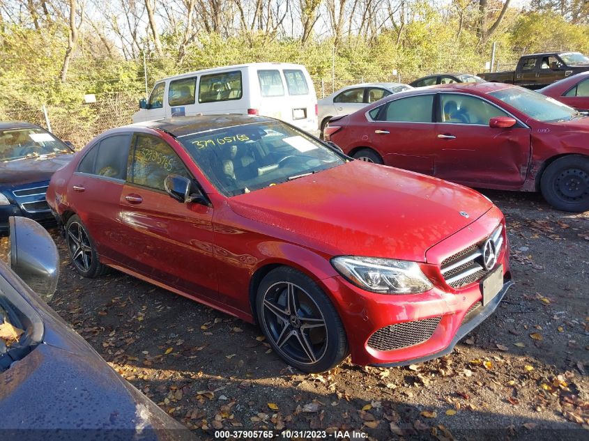 2018 Mercedes-Benz C-Class C 300 VIN: 55SWF4KB7JU240906 Lot: 37905765