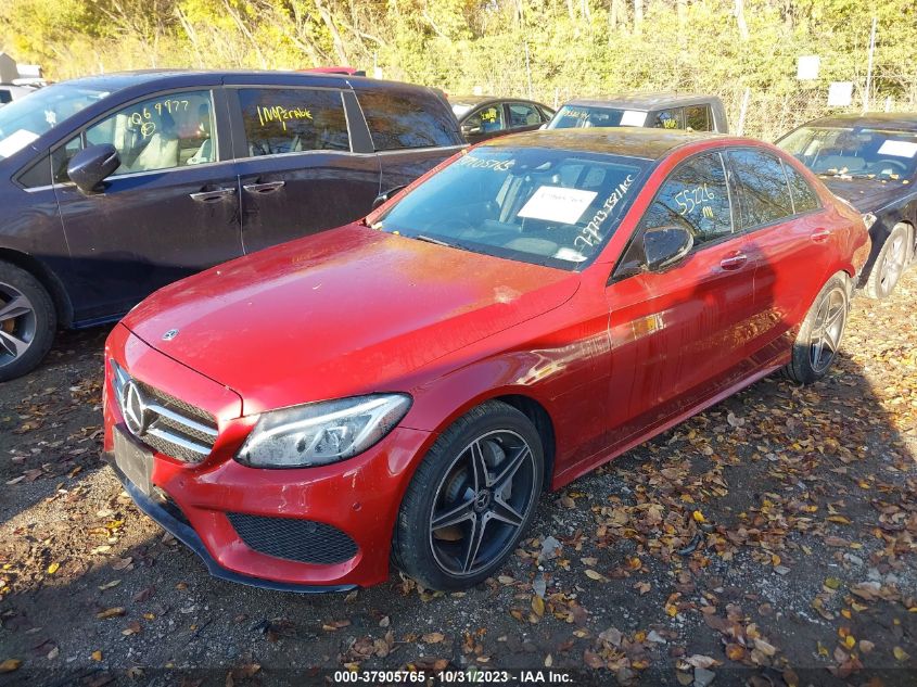 2018 Mercedes-Benz C-Class C 300 VIN: 55SWF4KB7JU240906 Lot: 37905765