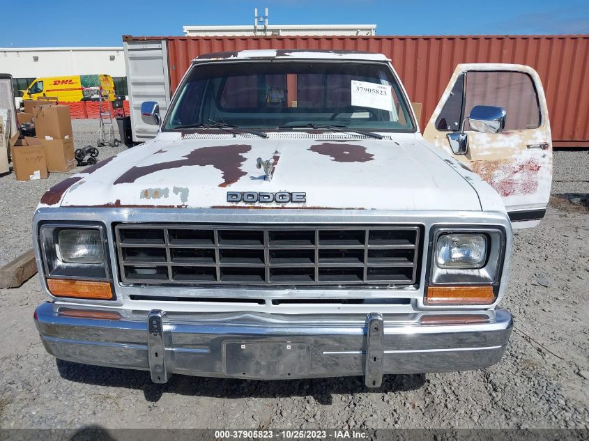 1989 Dodge D-Series D100 VIN: 1B7FE06Y3KS051847 Lot: 37905823