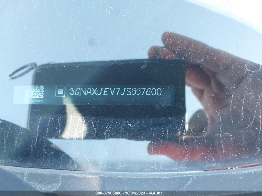 2018 Chevrolet Equinox Lt VIN: 3GNAXJEV7JS557600 Lot: 37905880