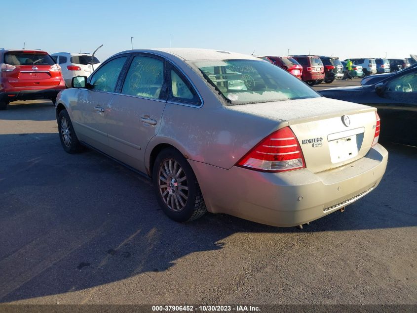 2005 Mercury Montego Premier VIN: 1MEFM43165G615157 Lot: 37906452