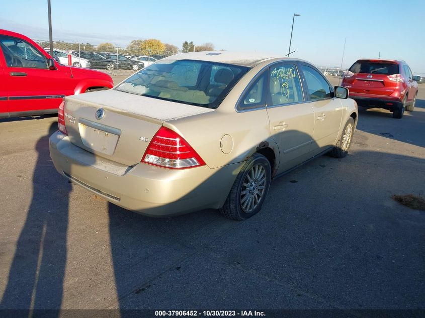 2005 Mercury Montego Premier VIN: 1MEFM43165G615157 Lot: 37906452