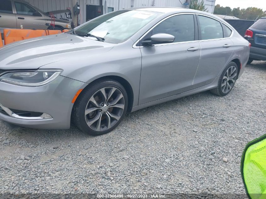 2015 Chrysler 200 C VIN: 1C3CCCCG2FN515483 Lot: 37906495