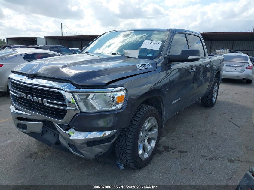 2019 Ram 1500 Big Horn/Lone Star 4X4 5'7" Box VIN: 1C6SRFFT7KN668653 Lot: 37906555