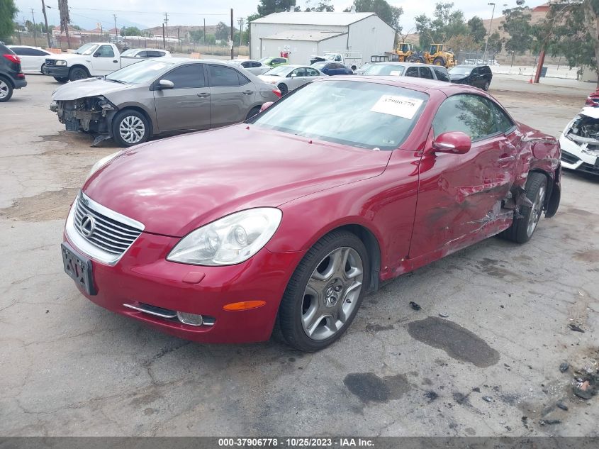 2008 Lexus Sc 430 VIN: JTHFN45Y189017882 Lot: 37906778