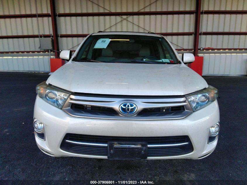 2012 Toyota Highlander Hybrid Limited VIN: JTEDC3EH5C2007135 Lot: 37906801