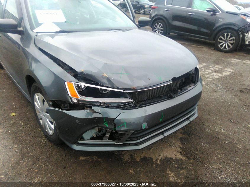 2016 Volkswagen Jetta Sedan 1.4T S VIN: 3VW267AJ1GM286842 Lot: 37906827
