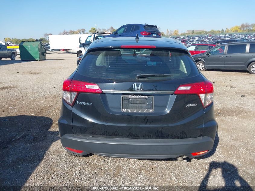 2022 Honda Hr-V Awd Lx VIN: 3CZRU6H34NM731624 Lot: 37906942