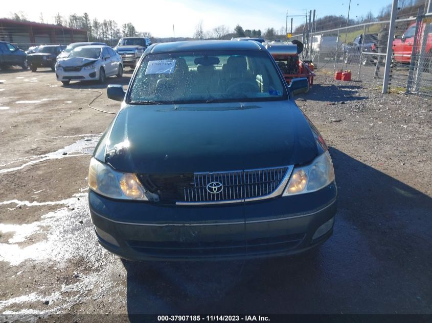 2001 Toyota Avalon Xl W/Bucket Seats VIN: 4T1BF28B51U152550 Lot: 37907185