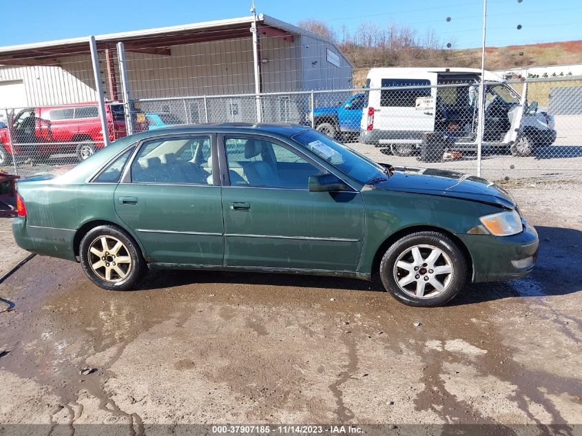 2001 Toyota Avalon Xl W/Bucket Seats VIN: 4T1BF28B51U152550 Lot: 37907185