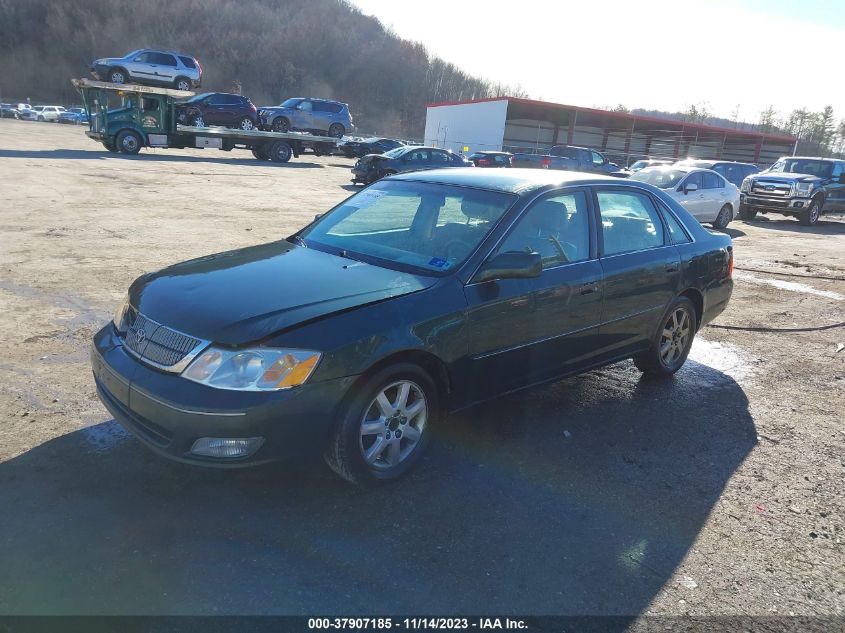 2001 Toyota Avalon Xl W/Bucket Seats VIN: 4T1BF28B51U152550 Lot: 37907185