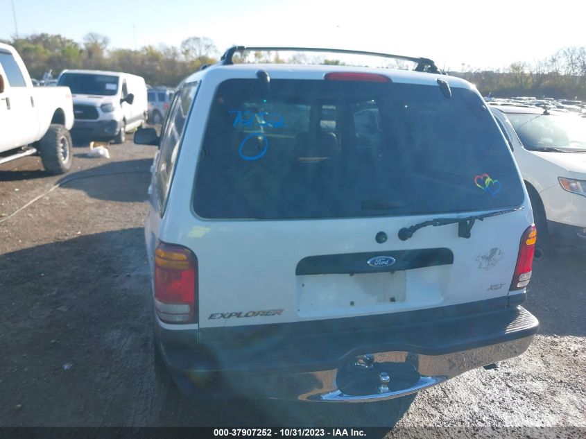 2000 Ford Explorer Xlt VIN: 1FMZU63P2YUA56626 Lot: 37907252