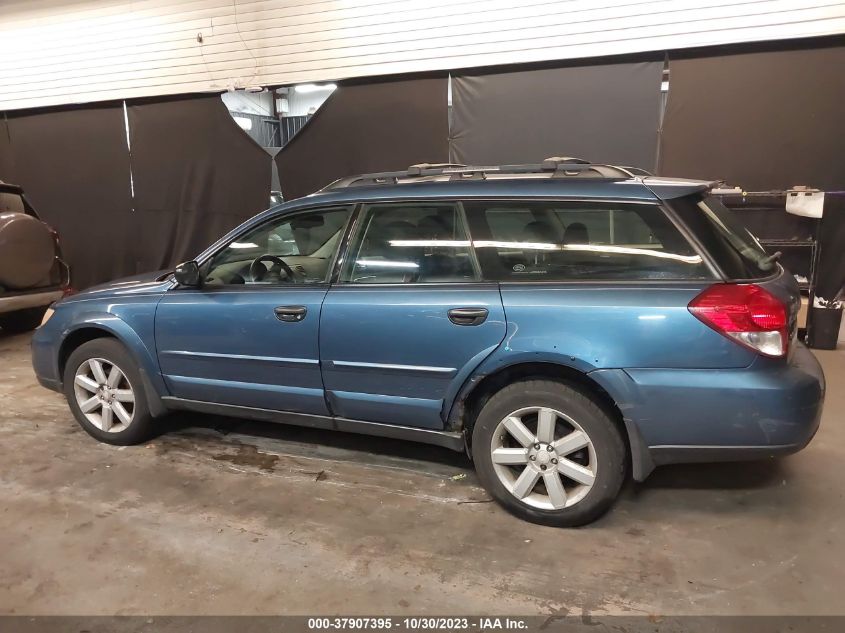 2008 Subaru Outback I/Ll Bean W/Nav VIN: 4S4BP61C587332918 Lot: 37907395