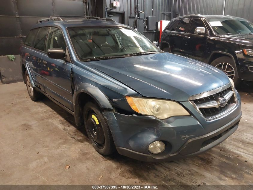 2008 Subaru Outback I/Ll Bean W/Nav VIN: 4S4BP61C587332918 Lot: 37907395