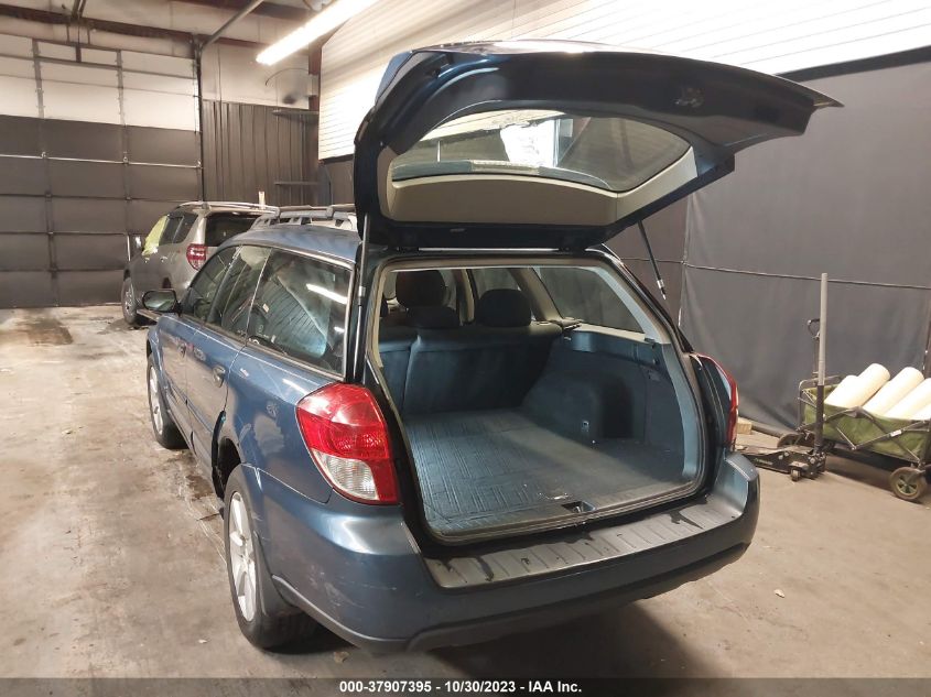 2008 Subaru Outback I/Ll Bean W/Nav VIN: 4S4BP61C587332918 Lot: 37907395