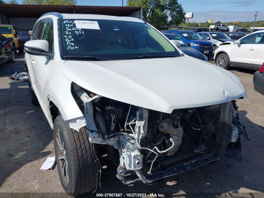 2019 Toyota Highlander Se/Xle VIN: 5TDKZRFH2KS336667 Lot: 37907667