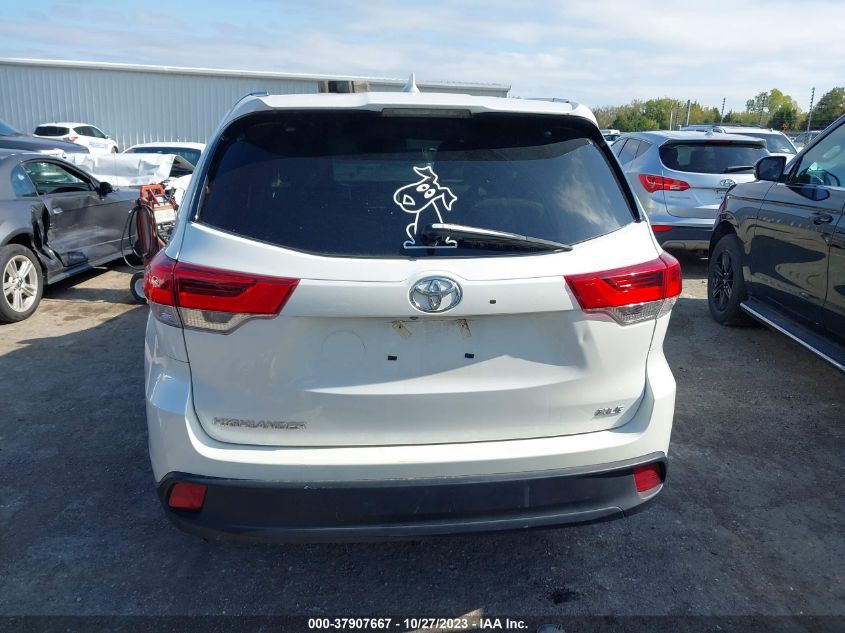 2019 Toyota Highlander Se/Xle VIN: 5TDKZRFH2KS336667 Lot: 37907667