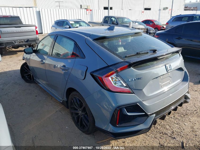 2021 Honda Civic Hatchback Sport VIN: SHHFK7H42MU209038 Lot: 37907987