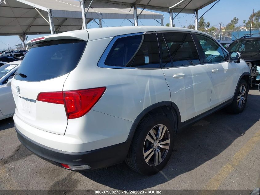 2017 Honda Pilot Ex-L VIN: 5FNYF5H57HB024579 Lot: 37908273