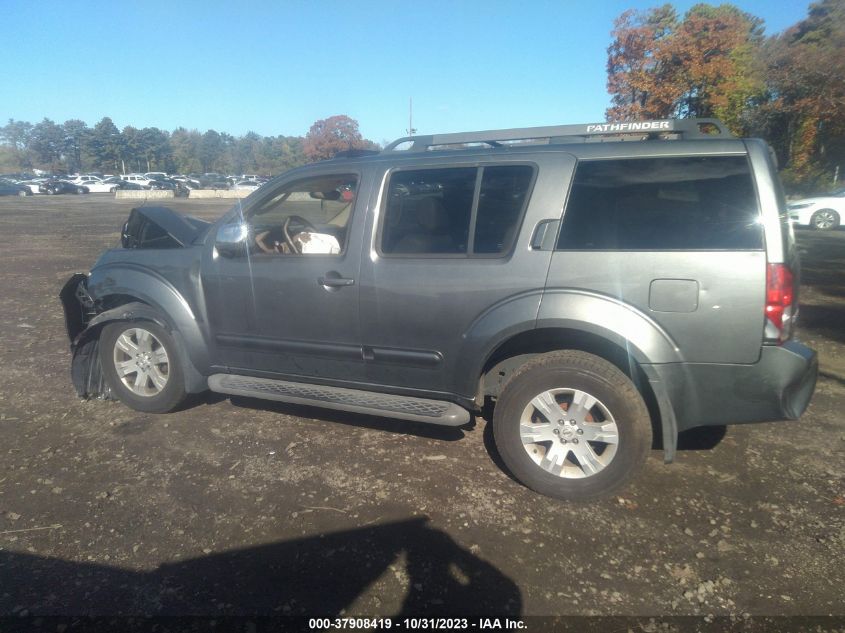 2007 Nissan Pathfinder Le VIN: 5N1AR18W07C619985 Lot: 37908419