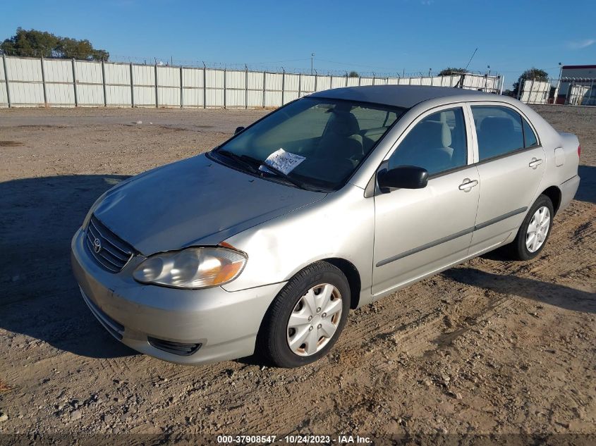 2004 Toyota Corolla Ce/S/Le VIN: 2T1BR32E44C233819 Lot: 37908547