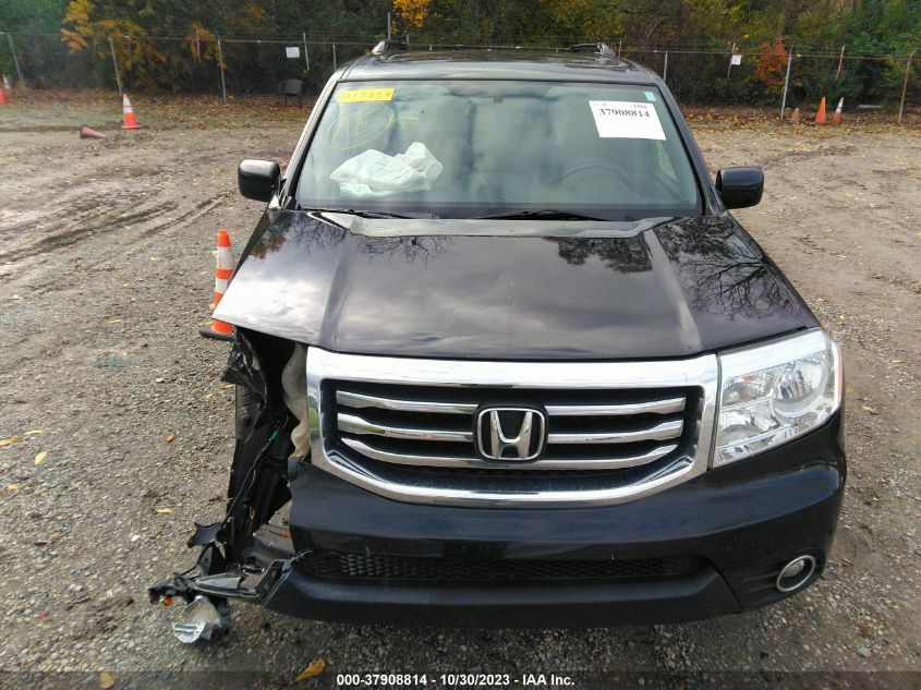 2013 Honda Pilot Touring VIN: 5FNYF4H92DB015554 Lot: 37908814