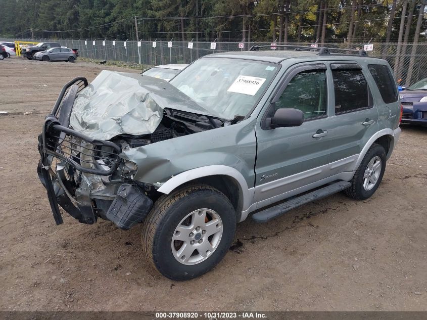 2006 Ford Escape Hybrid VIN: 1FMCU96H36KA20416 Lot: 37908920