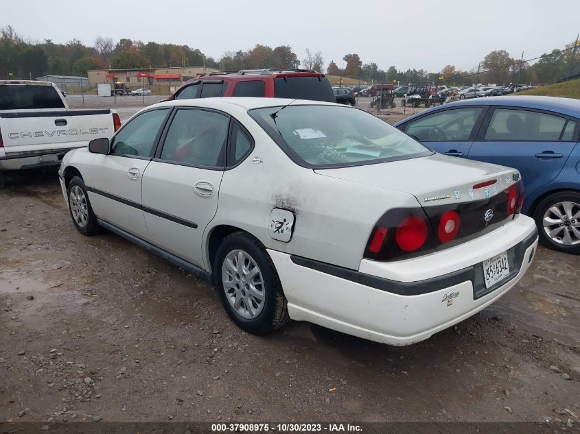 2004 Chevrolet Impala VIN: 2G1WF52EX49327024 Lot: 37908975