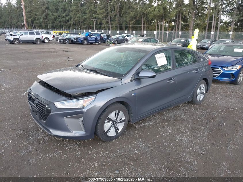 2019 Hyundai Ioniq Hybrid Blue VIN: KMHC65LC1KU173614 Lot: 37909035