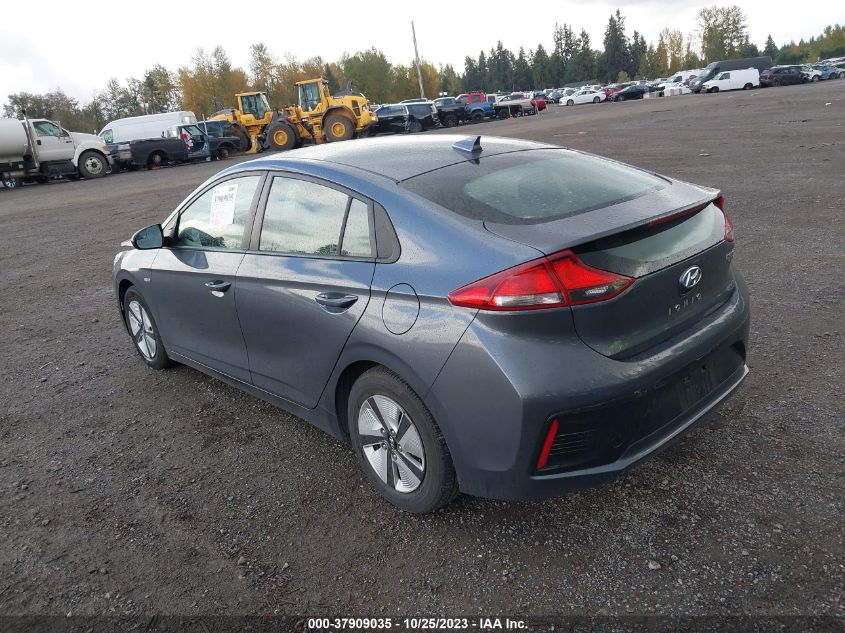 2019 Hyundai Ioniq Hybrid Blue VIN: KMHC65LC1KU173614 Lot: 37909035