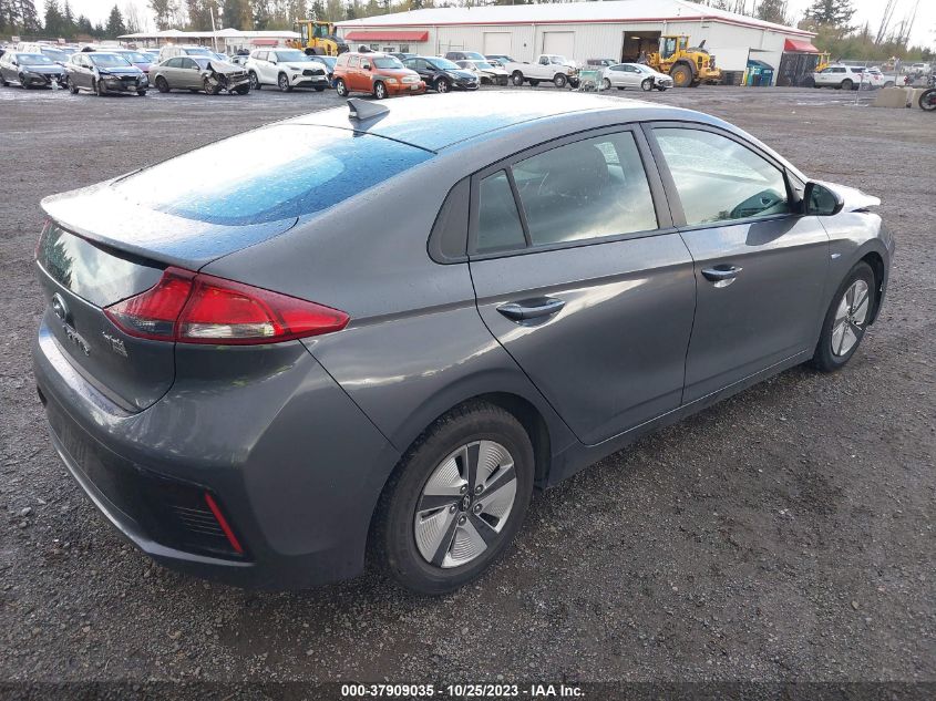 2019 Hyundai Ioniq Hybrid Blue VIN: KMHC65LC1KU173614 Lot: 37909035