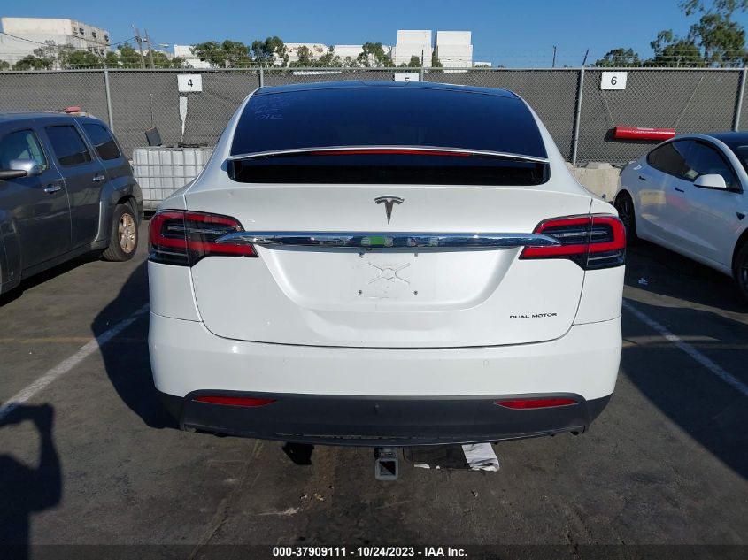 2020 Tesla Model X Long Range VIN: 5YJXCBE29LF234851 Lot: 37909111