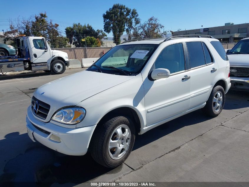 4JGAB57E93A416314 2003 Mercedes-Benz M-Class 3.7L