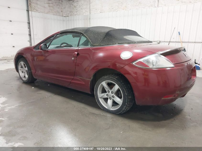 2007 Mitsubishi Eclipse Gs VIN: 4A3AL25F17E027223 Lot: 37909197