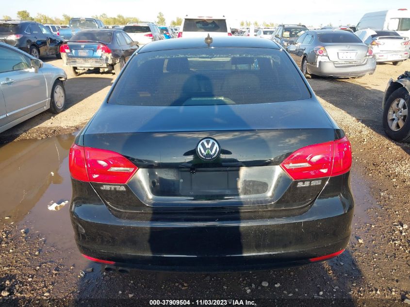 2012 Volkswagen Jetta Sedan Se W/Convenience VIN: 3VWDX7AJ2CM340780 Lot: 37909504