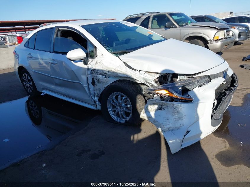 2022 Toyota Corolla Hybrid Le VIN: JTDEAMDE2N3007487 Lot: 37909511