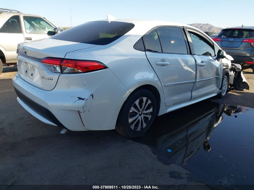 2022 Toyota Corolla Hybrid Le VIN: JTDEAMDE2N3007487 Lot: 37909511